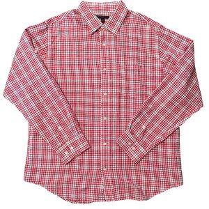 Banana Republic Shirt Roll Tab Linen Blend Mens XL
